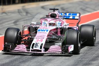 World © Octane Photographic Ltd. Formula 1 – In season test 1, day 1. Sahara Force India VJM11 - Nicholas Latifi. Circuit de Barcelona-Catalunya, Spain. Tuesday 15th May 2018.