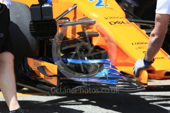World © Octane Photographic Ltd. Formula 1 – In season test 1, day 1. McLaren MCL33 – Stoffel Vandoorne. Circuit de Barcelona-Catalunya, Spain. Tuesday 15th May 2018.