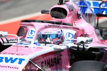 World © Octane Photographic Ltd. Formula 1 – In season test 1, day 1. Sahara Force India VJM11 – George Russell. Circuit de Barcelona-Catalunya, Spain. Tuesday 15th May 2018.