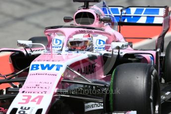 World © Octane Photographic Ltd. Formula 1 – In season test 1, day 1. Sahara Force India VJM11 - Nicholas Latifi. Circuit de Barcelona-Catalunya, Spain. Tuesday 15th May 2018.