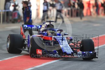 World © Octane Photographic Ltd. Formula 1 – In season test 1, day 1. Scuderia Toro Rosso STR13 – Sean Gelael. Circuit de Barcelona-Catalunya, Spain. Tuesday 15th May 2018.