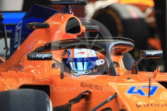 World © Octane Photographic Ltd. Formula 1 – In season test 1, day 1. McLaren MCL33 – Lando Norris. Circuit de Barcelona-Catalunya, Spain. Tuesday 15th May 2018.