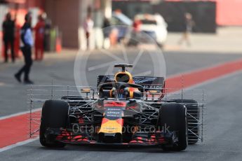 World © Octane Photographic Ltd. Formula 1 – In season test 1, day 1. Aston Martin Red Bull Racing TAG Heuer RB14 – Max Verstappen. Circuit de Barcelona-Catalunya, Spain. Tuesday 15th May 2018.