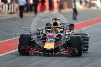 World © Octane Photographic Ltd. Formula 1 – In season test 1, day 1. Aston Martin Red Bull Racing TAG Heuer RB14 – Max Verstappen. Circuit de Barcelona-Catalunya, Spain. Tuesday 15th May 2018.