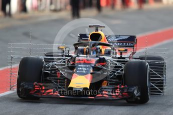 World © Octane Photographic Ltd. Formula 1 – In season test 1, day 1. Aston Martin Red Bull Racing TAG Heuer RB14 – Max Verstappen. Circuit de Barcelona-Catalunya, Spain. Tuesday 15th May 2018.