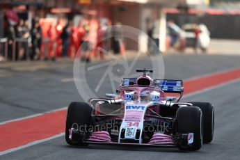 World © Octane Photographic Ltd. Formula 1 – In season test 1, day 1. Sahara Force India VJM11 - Nicholas Latifi. Circuit de Barcelona-Catalunya, Spain. Tuesday 15th May 2018.