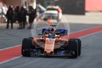 World © Octane Photographic Ltd. Formula 1 – In season test 1, day 1. McLaren MCL33 – Lando Norris. Circuit de Barcelona-Catalunya, Spain. Tuesday 15th May 2018.