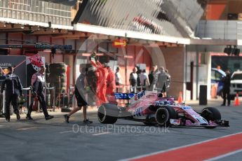 World © Octane Photographic Ltd. Formula 1 – In season test 1, day 1. Sahara Force India VJM11 – George Russell. Circuit de Barcelona-Catalunya, Spain. Tuesday 15th May 2018.