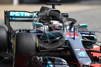 World © Octane Photographic Ltd. Formula 1 – In season test 1, day 1. Mercedes AMG Petronas Motorsport AMG F1 W09 EQ Power+ - Lewis Hamilton. Circuit de Barcelona-Catalunya, Spain. Tuesday 15th May 2018.