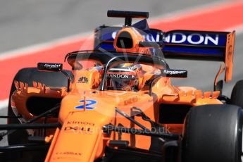 World © Octane Photographic Ltd. Formula 1 – In season test 1, day 1. McLaren MCL33 – Stoffel Vandoorne. Circuit de Barcelona-Catalunya, Spain. Tuesday 15th May 2018.