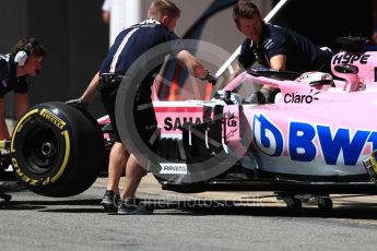 World © Octane Photographic Ltd. Formula 1 – In season test 1, day 1. Sahara Force India VJM11 - Nicholas Latifi. Circuit de Barcelona-Catalunya, Spain. Tuesday 15th May 2018.