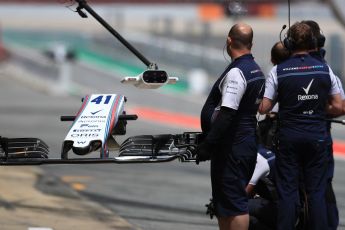 World © Octane Photographic Ltd. Formula 1 – In season test 1, day 1. Williams Martini Racing FW41 – Oliver Rowland. Circuit de Barcelona-Catalunya, Spain. Tuesday 15th May 2018.