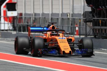 World © Octane Photographic Ltd. Formula 1 – In season test 1, day 1. McLaren MCL33 – Oliver Turvey. Circuit de Barcelona-Catalunya, Spain. Tuesday 15th May 2018.