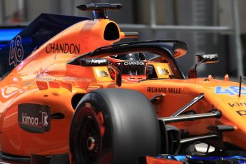 World © Octane Photographic Ltd. Formula 1 – In season test 1, day 1. McLaren MCL33 – Oliver Turvey. Circuit de Barcelona-Catalunya, Spain. Tuesday 15th May 2018.