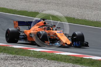 World © Octane Photographic Ltd. Formula 1 – In season test 1, day 1. McLaren MCL33 – Oliver Turvey. Circuit de Barcelona-Catalunya, Spain. Tuesday 15th May 2018.