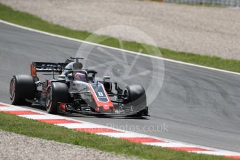 World © Octane Photographic Ltd. Formula 1 – In season test 1, day 1. Haas F1 Team VF-18 – Romain Grosjean. Circuit de Barcelona-Catalunya, Spain. Tuesday 15th May 2018.