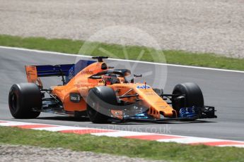 World © Octane Photographic Ltd. Formula 1 – In season test 1, day 1. McLaren MCL33 – Oliver Turvey. Circuit de Barcelona-Catalunya, Spain. Tuesday 15th May 2018.