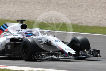 World © Octane Photographic Ltd. Formula 1 – In season test 1, day 1. Williams Martini Racing FW41 – Oliver Rowland. Circuit de Barcelona-Catalunya, Spain. Tuesday 15th May 2018.