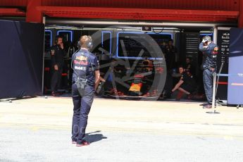 World © Octane Photographic Ltd. Formula 1 – In season test 1, day 1. Aston Martin Red Bull Racing TAG Heuer RB14 – Max Verstappen. Circuit de Barcelona-Catalunya, Spain. Tuesday 15th May 2018.