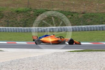 World © Octane Photographic Ltd. Formula 1 – In season test 1, day 1. McLaren MCL33 – Oliver Turvey. Circuit de Barcelona-Catalunya, Spain. Tuesday 15th May 2018.