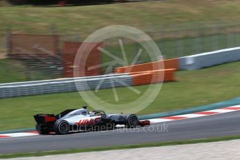 World © Octane Photographic Ltd. Formula 1 – In season test 1, day 1. Haas F1 Team VF-18 – Romain Grosjean. Circuit de Barcelona-Catalunya, Spain. Tuesday 15th May 2018.