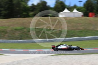 World © Octane Photographic Ltd. Formula 1 – In season test 1, day 1. Haas F1 Team VF-18 – Romain Grosjean. Circuit de Barcelona-Catalunya, Spain. Tuesday 15th May 2018.