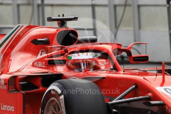 World © Octane Photographic Ltd. Formula 1 – In season test 1, day 2. Scuderia Ferrari SF71-H – Antonio Giovinazzi. Circuit de Barcelona-Catalunya, Spain. Wednesday 16th May 2018.