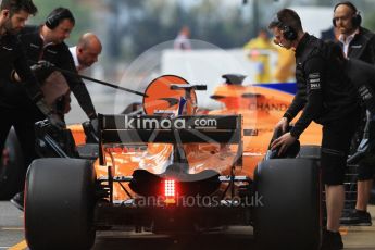 World © Octane Photographic Ltd. Formula 1 – In season test 1, day 2. McLaren MCL33 – Lando Norris and Stoffel Vandoorne. Circuit de Barcelona-Catalunya, Spain. Wednesday 16th May 2018.