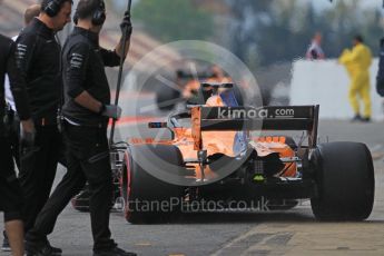 World © Octane Photographic Ltd. Formula 1 – In season test 1, day 2. McLaren MCL33 – Lando Norris and Stoffel Vandoorne. Circuit de Barcelona-Catalunya, Spain. Wednesday 16th May 2018.