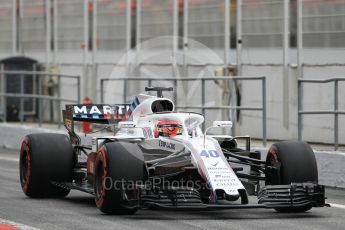 World © Octane Photographic Ltd. Formula 1 – In season test 1, day 2. Williams Martini Racing FW41 – Robert Kubica. Circuit de Barcelona-Catalunya, Spain. Wednesday 16th May 2018.