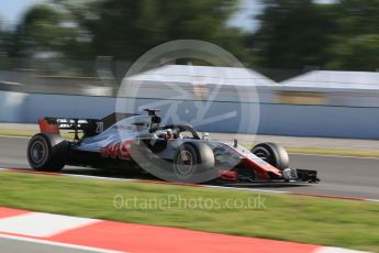 World © Octane Photographic Ltd. Formula 1 – In season test 1, day 2. Haas F1 Team VF-18 – Kevin Magnussen. Circuit de Barcelona-Catalunya, Spain. Wednesday 16th May 2018.