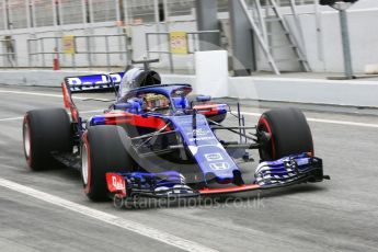 World © Octane Photographic Ltd. Formula 1 – In season test 1, day 2. Scuderia Toro Rosso STR13 – Sean Gelael. Circuit de Barcelona-Catalunya, Spain. Wednesday 16th May 2018.
