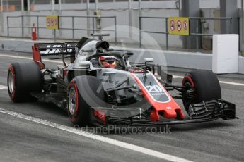 World © Octane Photographic Ltd. Formula 1 – In season test 1, day 2. Haas F1 Team VF-18 – Kevin Magnussen. Circuit de Barcelona-Catalunya, Spain. Wednesday 16th May 2018.