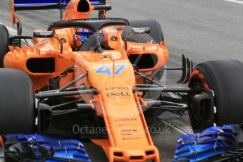 World © Octane Photographic Ltd. Formula 1 – In season test 1, day 2. McLaren MCL33 – Lando Norris. Circuit de Barcelona-Catalunya, Spain. Wednesday 16th May 2018.