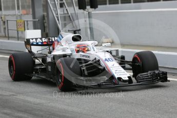 World © Octane Photographic Ltd. Formula 1 – In season test 1, day 2. Williams Martini Racing FW41 – Robert Kubica. Circuit de Barcelona-Catalunya, Spain. Wednesday 16th May 2018.