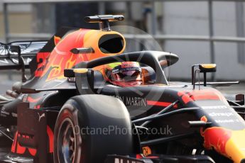 World © Octane Photographic Ltd. Formula 1 – In season test 1, day 2. Aston Martin Red Bull Racing TAG Heuer RB14 – Jake Dennis. Circuit de Barcelona-Catalunya, Spain. Wednesday 16th May 2018.