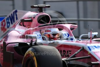 World © Octane Photographic Ltd. Formula 1 – In season test 1, day 2. Sahara Force India VJM11 – Nikita Mazepin. Circuit de Barcelona-Catalunya, Spain. Wednesday 16th May 2018.