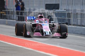 World © Octane Photographic Ltd. Formula 1 – In season test 1, day 2. Sahara Force India VJM11 – Nikita Mazepin. Circuit de Barcelona-Catalunya, Spain. Wednesday 16th May 2018.