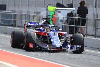 World © Octane Photographic Ltd. Formula 1 – In season test 1, day 2. Scuderia Toro Rosso STR13 – Sean Gelael. Circuit de Barcelona-Catalunya, Spain. Wednesday 16th May 2018.