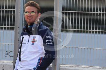 World © Octane Photographic Ltd. Formula 1 – In season test 1, day 2. Oliver Rowland Young driver for Williams Martini Racing. Circuit de Barcelona-Catalunya, Spain. Wednesday 16th May 2018.