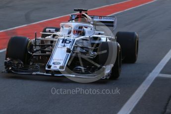 World © Octane Photographic Ltd. Formula 1 – In season test 1, day 2. Alfa Romeo Sauber F1 Team C37 – Charles Leclerc. Circuit de Barcelona-Catalunya, Spain. Wednesday 16th May 2018.