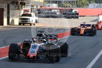 World © Octane Photographic Ltd. Formula 1 – In season test 1, day 2. Haas F1 Team VF-18 – Kevin Magnussen. Circuit de Barcelona-Catalunya, Spain. Wednesday 16th May 2018.