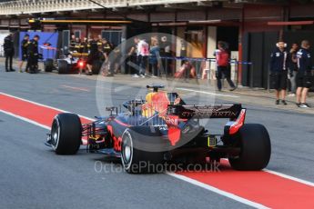 World © Octane Photographic Ltd. Formula 1 – In season test 1, day 2. Aston Martin Red Bull Racing TAG Heuer RB14 – Jake Dennis. Circuit de Barcelona-Catalunya, Spain. Wednesday 16th May 2018.