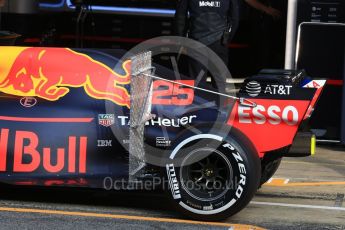 World © Octane Photographic Ltd. Formula 1 – In season test 1, day 2. Aston Martin Red Bull Racing TAG Heuer RB14 – Jake Dennis. Circuit de Barcelona-Catalunya, Spain. Wednesday 16th May 2018.