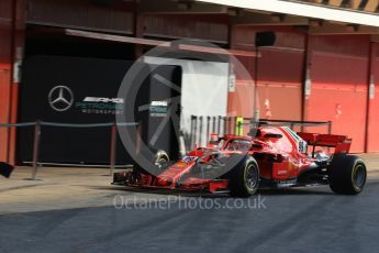 World © Octane Photographic Ltd. Formula 1 – In season test 1, day 2. Scuderia Ferrari SF71-H – Antonio Giovinazzi. Circuit de Barcelona-Catalunya, Spain. Wednesday 16th May 2018.