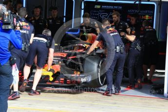 World © Octane Photographic Ltd. Formula 1 – In season test 1, day 2. Aston Martin Red Bull Racing TAG Heuer RB14 – Jake Dennis. Circuit de Barcelona-Catalunya, Spain. Wednesday 16th May 2018.