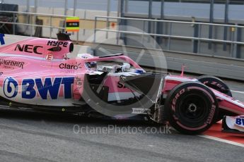 World © Octane Photographic Ltd. Formula 1 – In season test 1, day 2. Sahara Force India VJM11 – Nikita Mazepin. Circuit de Barcelona-Catalunya, Spain. Wednesday 16th May 2018.