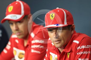 World © Octane Photographic Ltd. Formula 1 – Italian GP - FIA Drivers’ Press Conference. Scuderia Ferrari - Kimi Raikkonen. Autodromo Nazionale di Monza, Monza, Italy. Thursday 30th August 2018.