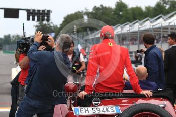 World © Octane Photographic Ltd. Formula 1 – Italian GP - Drivers Parade. Scuderia Ferrari SF71-H – Kimi Raikkonen. Autodromo Nazionale di Monza, Monza, Italy. Sunday 2nd September 2018.