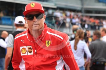 World © Octane Photographic Ltd. Formula 1 – Italian GP - Drivers Parade. Scuderia Ferrari SF71-H – Kimi Raikkonen. Autodromo Nazionale di Monza, Monza, Italy. Sunday 2nd September 2018.